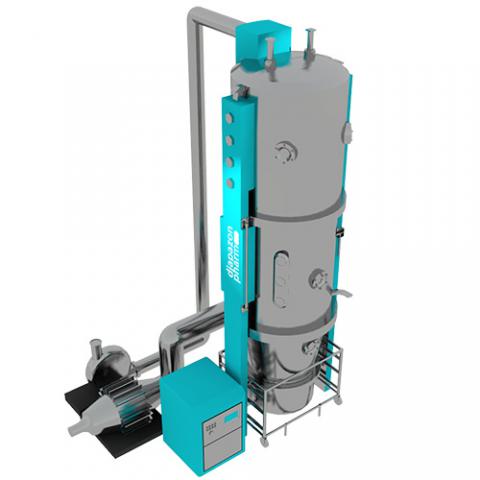 Сушилка гранулятор в псевдокипящем сжиженном слое